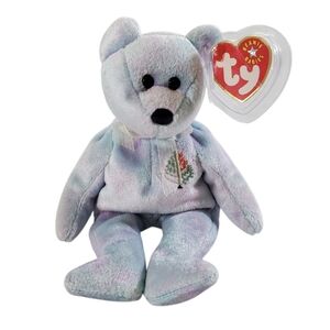 🟢 Ty Beanie Baby Four Seasons Hotel Whistler Issy Bear 2001 Retired 9th Gen